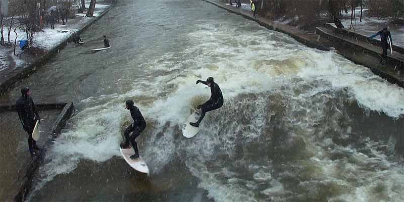 Surfen Eisbach Munchen