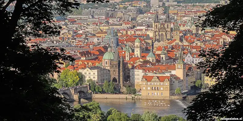 Uitzicht over Praag